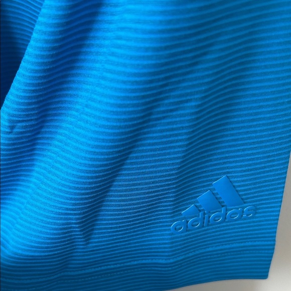 Adidas Men's Vibrant Blue Golf  Shirt - Picture 3 of 5